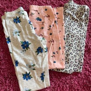 Girls leggings 3 pack